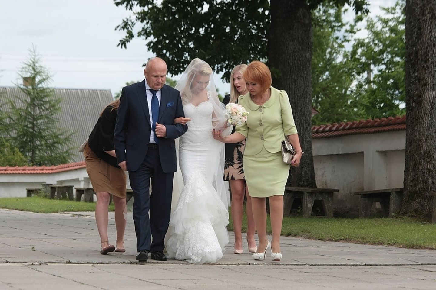 Jono ir Eglės Valančiūnų vestuvių akimirkos 2014 m.<br>„Lietuvos ryto“ archyvo nuotr.
