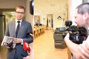 STT krėtė V. Gapšio namus, darbo vietą ir LNK kanalą