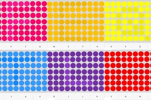 Paslėptų raidžių iššūkis: ar gerai skiriate spalvas?