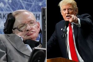 Fizikos genijus S.Hawkingas stebisi Donaldo Trumpo iškilimu