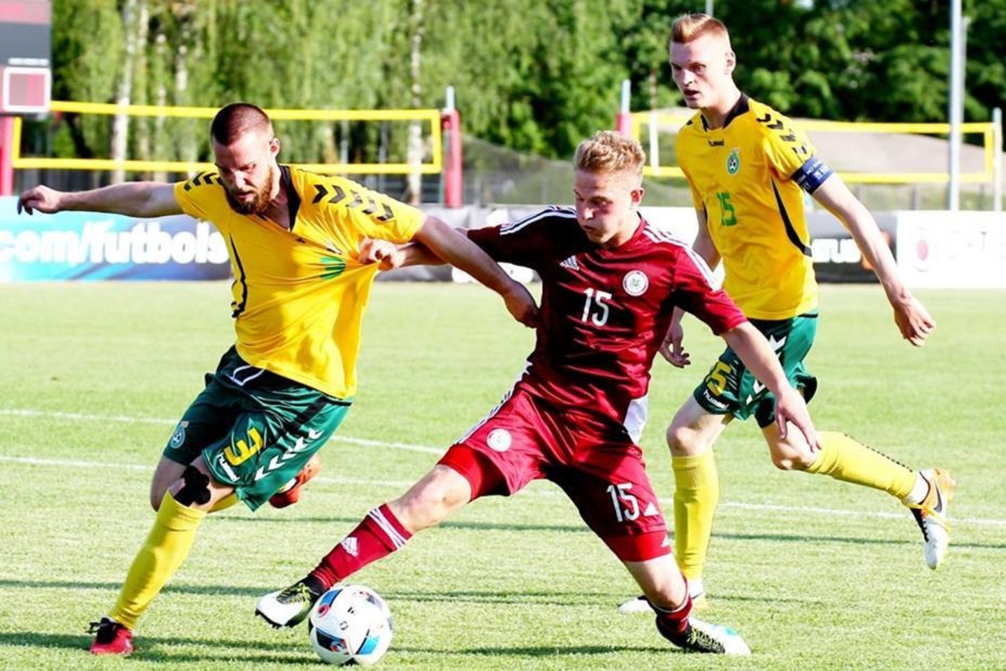 Lietuviai pralaimėjo 0:2.