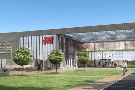 Kaune pirmasis prekybos centras, kurio fasado plytelės valys orą