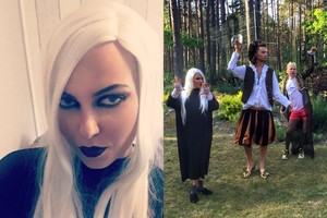 Draugo gimtadienyje J. Arlauskaitė nustebino netikėtu įvaizdžiu