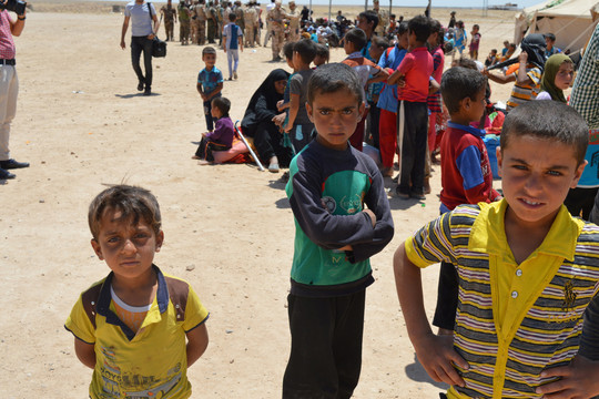 20 tūkst. vaikų – vis dar įkalinti Irako Faludžos mieste