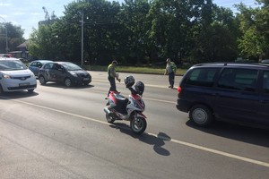Kaune 17-metis motorolerio vairuotojas patyrė sunkią traumą