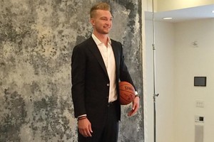 Domantas Sabonis ir Fynikse neišvengė klausimo apie tėvą
