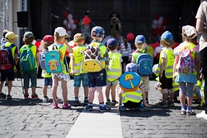 Vaikų gynimo dieną mažiesiems linkėjo saugiai grįžti į mokyklas