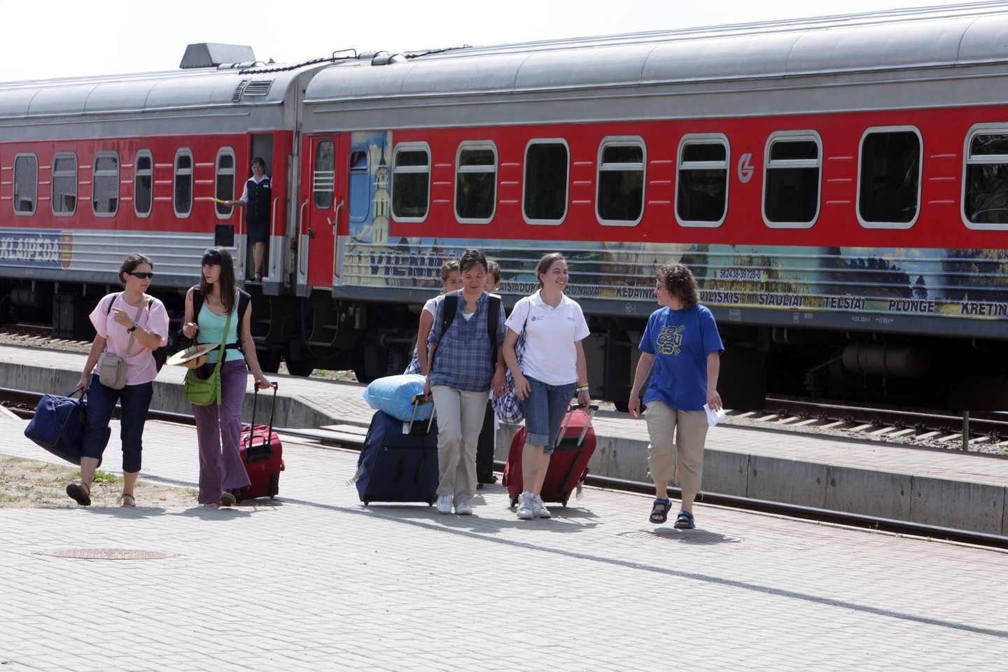 Traukinio, vykusio iš Vilniaus į Klaipėdą, kelionė neapsiėjo be nesklandumų.