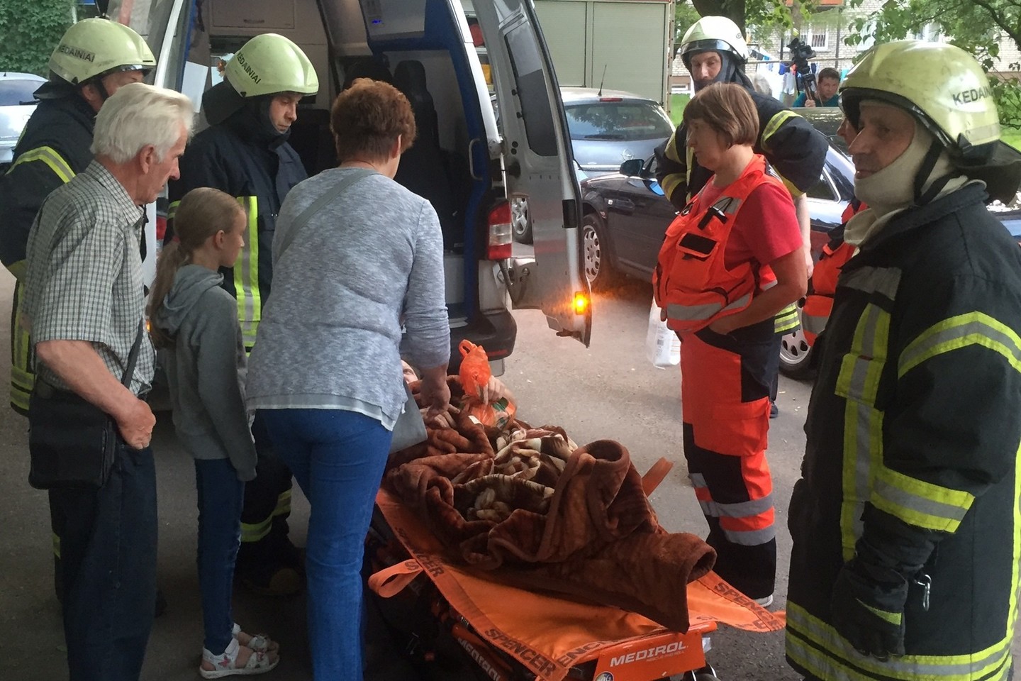 Per dujų sprogimą Kėdainių bendrabutyje nukentėjo du žmonės.