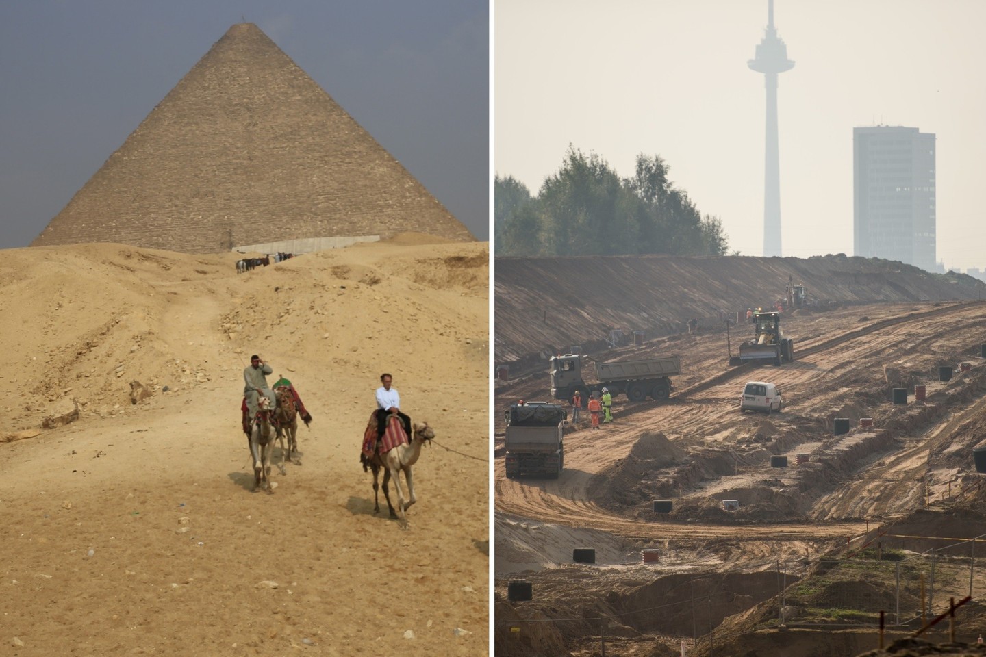 Egiptiečių inžinieriai daugiau nei prieš 4 tūkstančius metų atrado sprendimus ir technologijas, kurias dabartyje taikome tiesdami kelius, statydami namus ir tiltus.<br>D.Umbraso, Reuters/Scanpix nuotr.