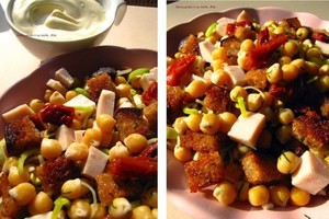 Visų mėgstama mišrainė su kepta duona: išbandykite ją kitaip