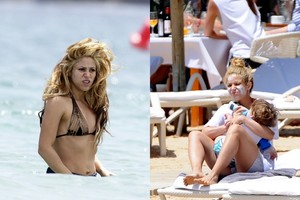 Shakiros įvaizdis per atostogas: susivėlę plaukai ir veido kaukė