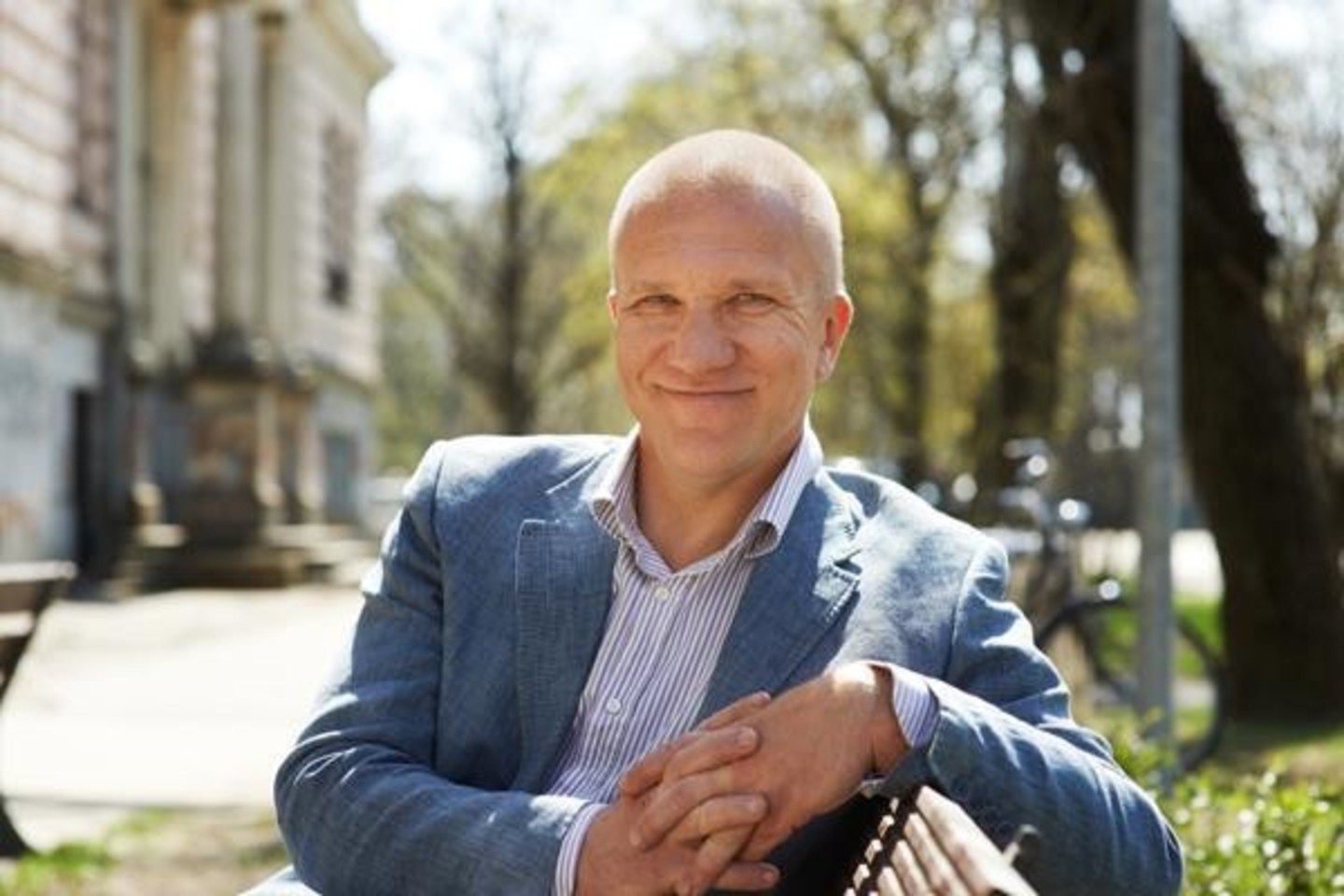 Latvis V.Kalnuozuolas svarstė, kad jį R.Kurlianskis su savo verslo partneriais norėjo padaryti atpirkimo ožiu.<br>M.Patašiaus nuotr.
