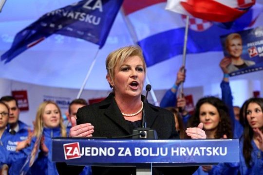 Krizė Kroatijos prezidentei sutrukdė atvykti į Lietuvą