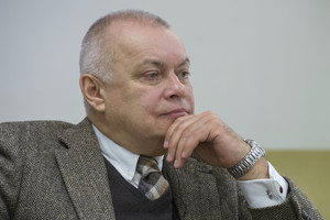 Vyriausiasis Rusijos propagandininkas tapo pašaipų objektu