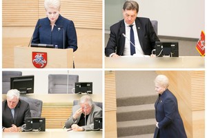 Prezidentė kirto Vyriausybei ir partijoms, gyrė „Facebook“ kartą