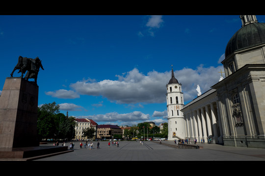 Apsimiegojęs Vilniaus miesto veidas ankstyvą rytą<br>V.Ščiavinsko nuotr.