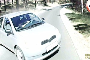 Stingdanti akimirka Lenkijoje: autobusą pamatė per vėlai