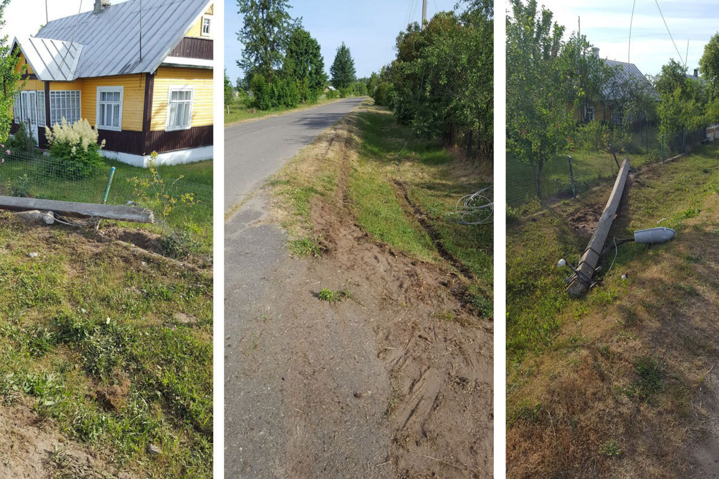 Pasieniečiai susekė Rakų kaimą be elektros palikusį automobilį.