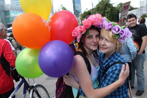 Gėjų parade Varšuvoje – rekordinis dalyvių skaičius