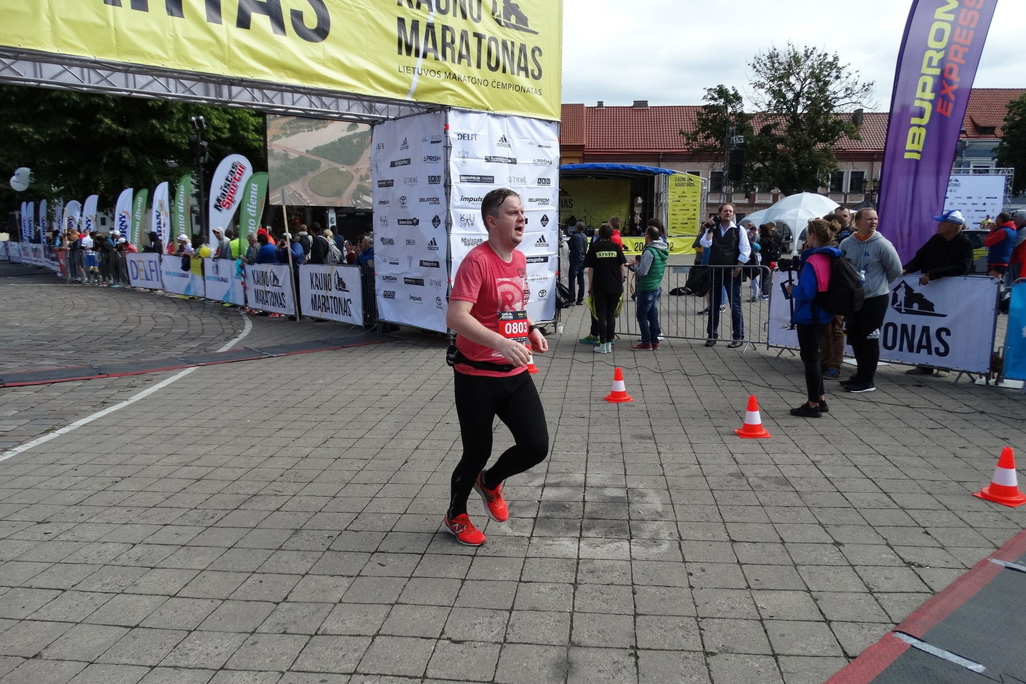 Kauno maratono trasą šįkart išbandė apie 5000 bėgikų.<br>A.Karaliūno nuotr.