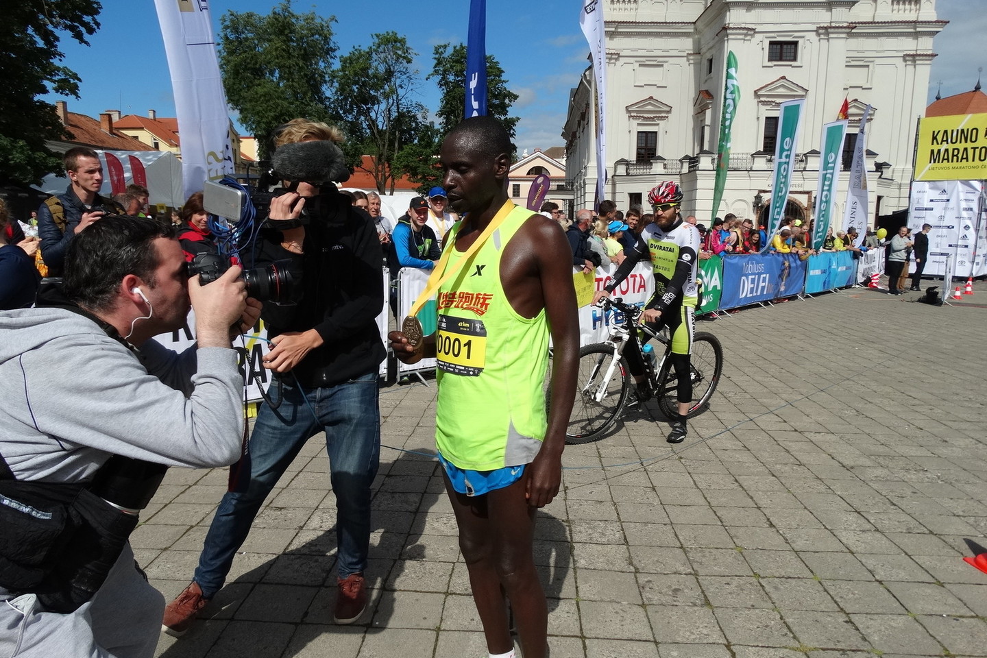 Maratono distanciją greičiausiai įveikė Kenijos atstovas MathewKipkriras Sigei.<br>A.Karaliūno nuotr.
