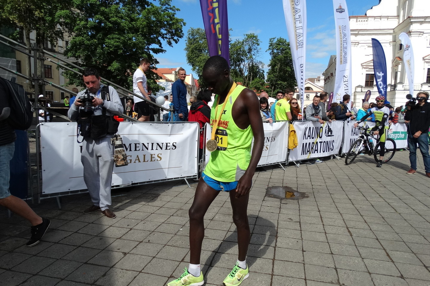 Maratono distanciją greičiausiai įveikė Kenijos atstovas MathewKipkriras Sigei.<br>A.Karaliūno nuotr.