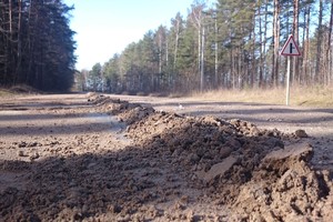 Tikras galvos skausmas: ar ryžtumėtės važiuoti tokiu keliu?