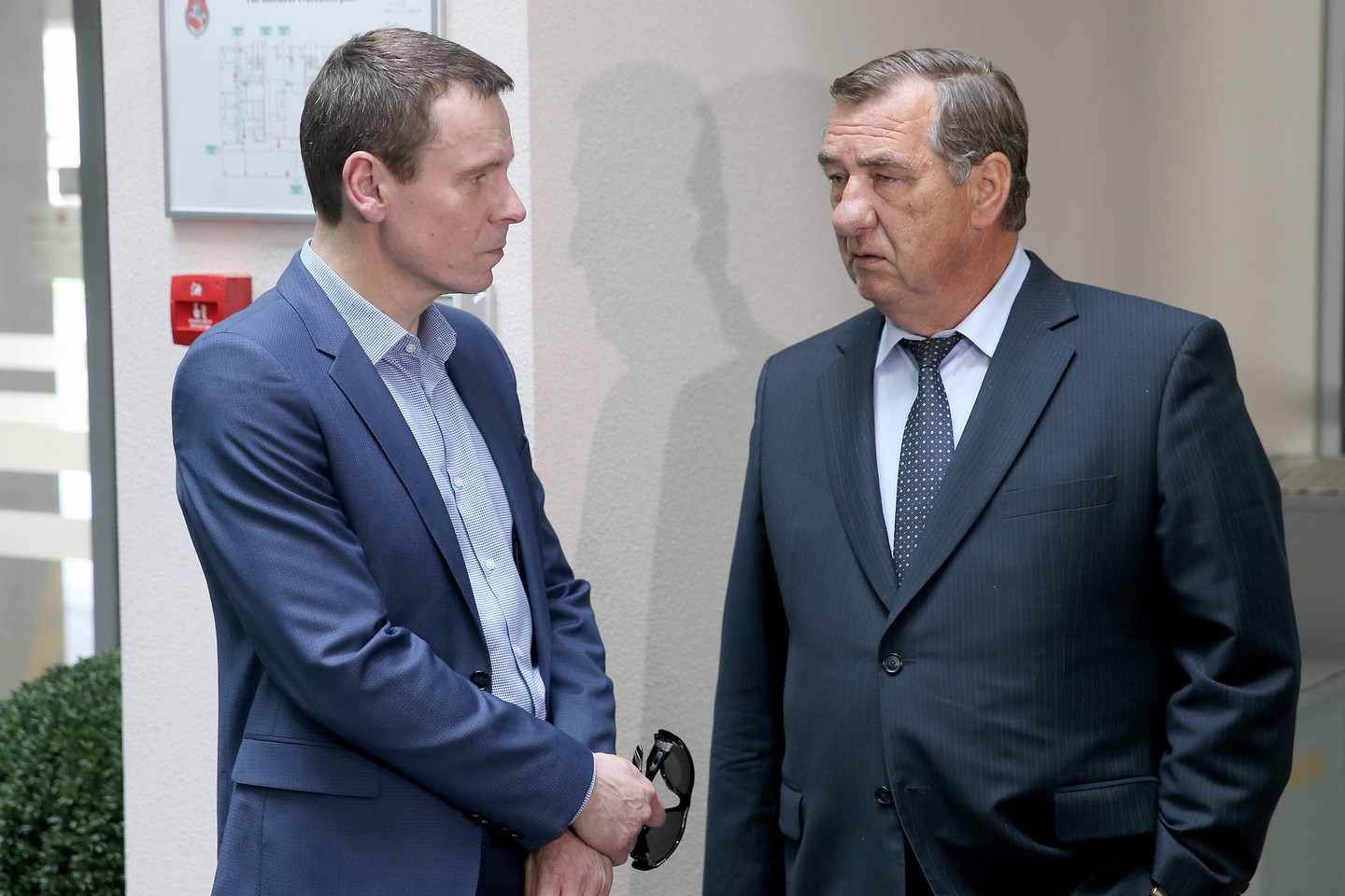 Pirmadienį po pietų R.Kurlianskis su advokatu K.Pednyčia apsilankė Generalinėje prokuratūroje.<br>R.Danisevičiaus nuotr.