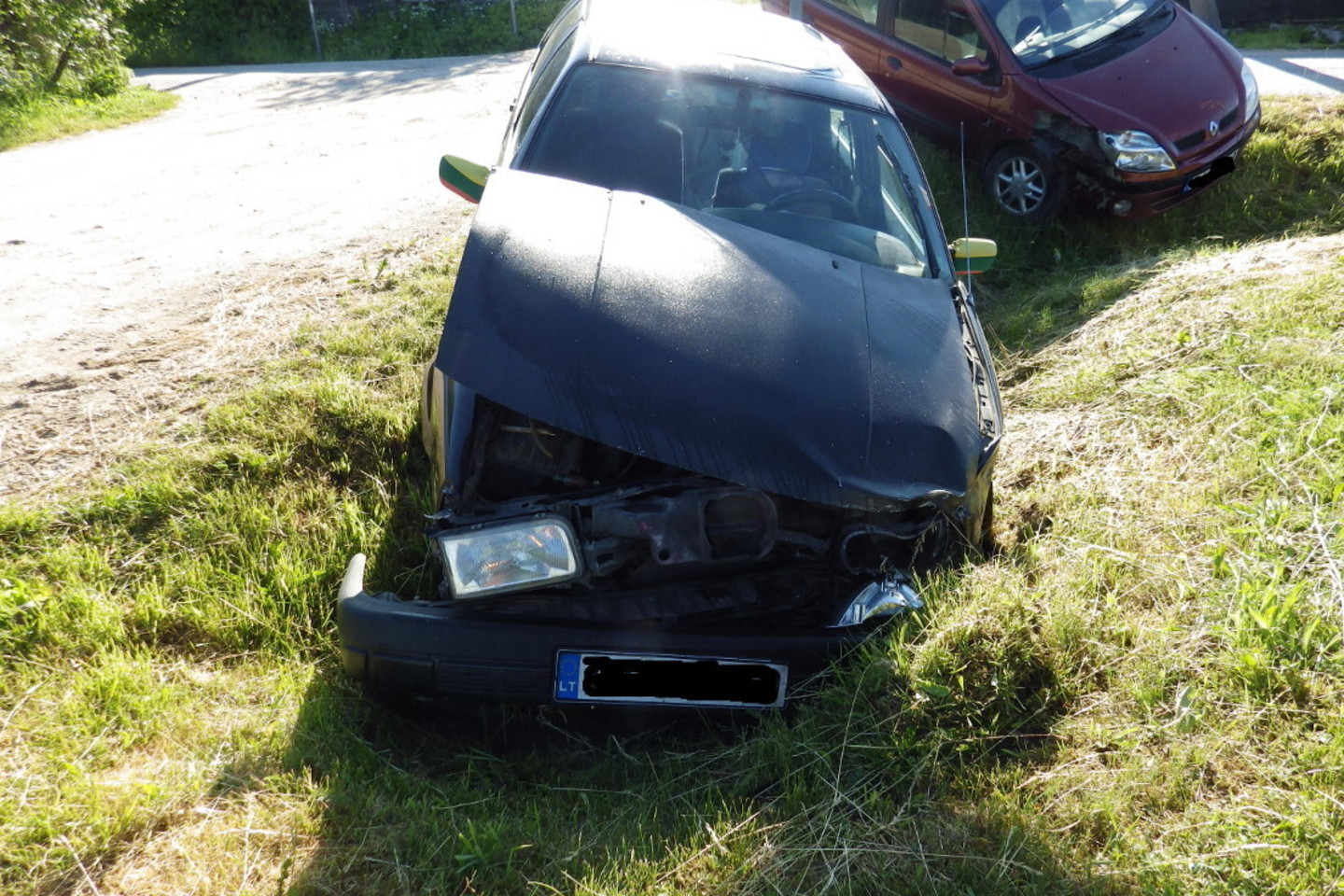 Telšių r. avarijoje sužalota moteris.