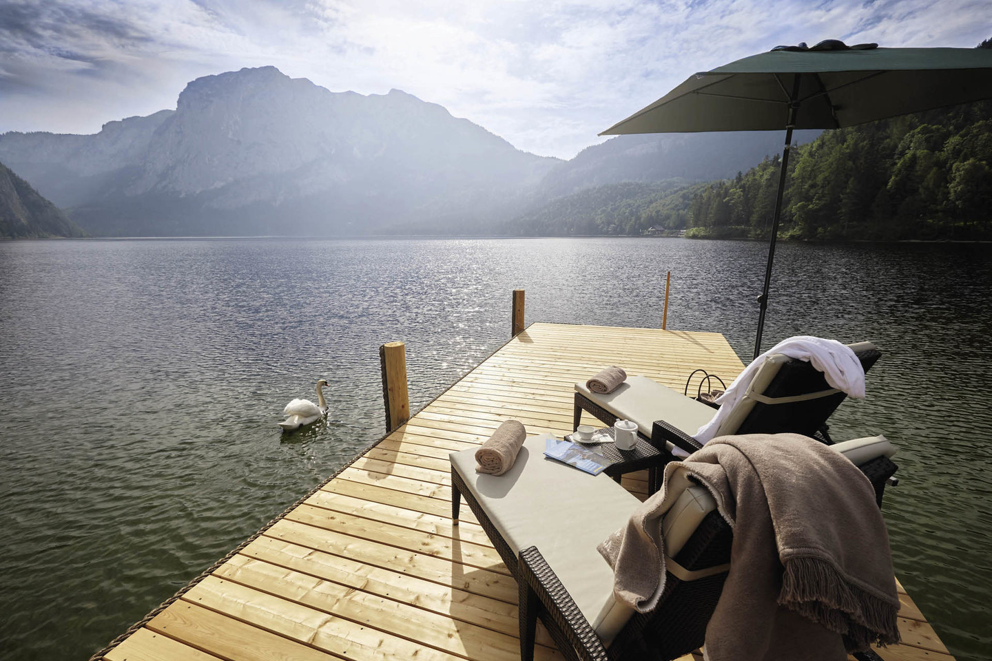 „Vivamayr Altaussee“ klinika – ant žavingo ežero kranto.