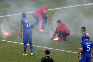 Kroatai po sirgalių išpuolio bijo būti išmesti iš „Euro 2016“