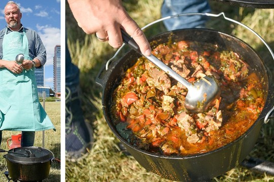 V. Radzevičiaus iškyla – be šašlykų, bet su kaukazietišku valgiu