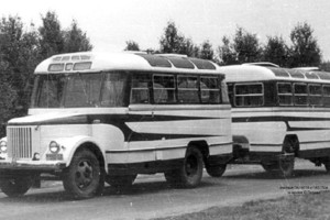 Originali PAZ idėja – autobusai su priekabomis