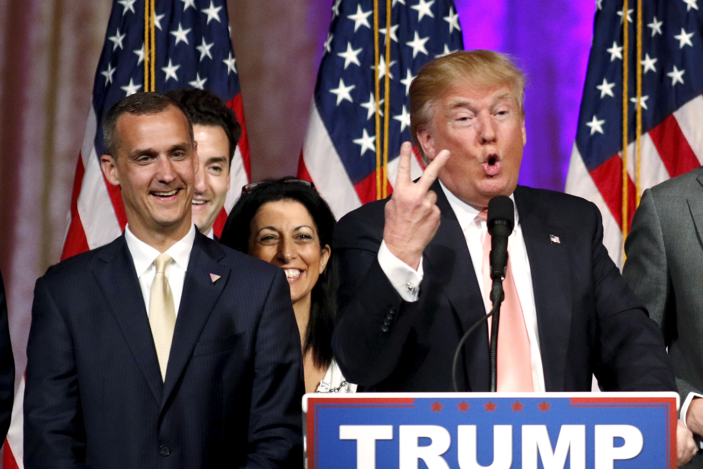D. Trumpas yra realiausias respublikonų kandidatas į JAV prezidento postą.