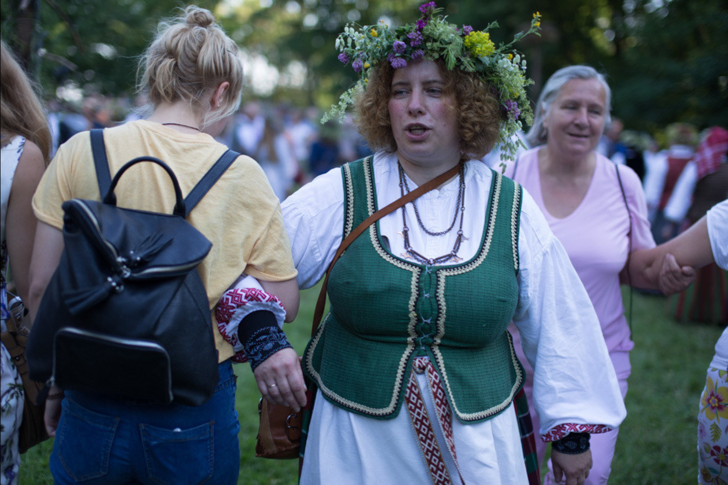 Joninių šventė Verkių parke<br>S.Kuzminskaitės nuotr.