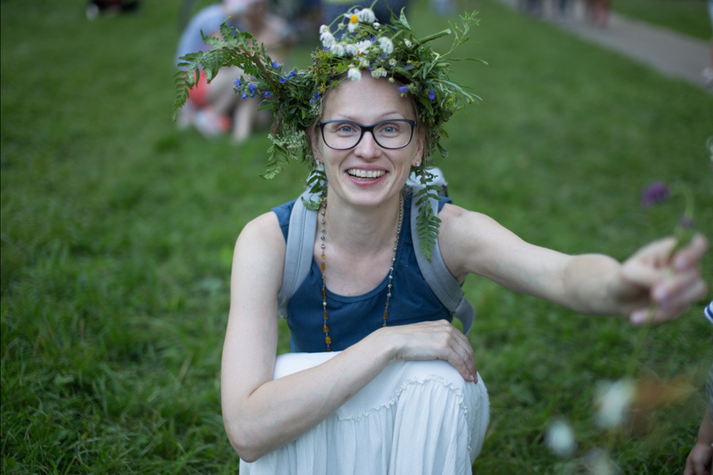 Joninių šventė Verkių parke<br>S.Kuzminskaitės nuotr.