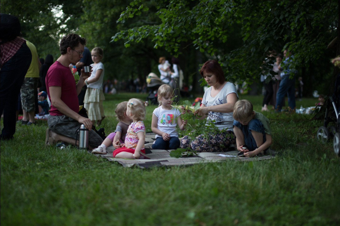 Verkių parke – Joninių šventė<br>S.Kuzminskaitės nuotr.