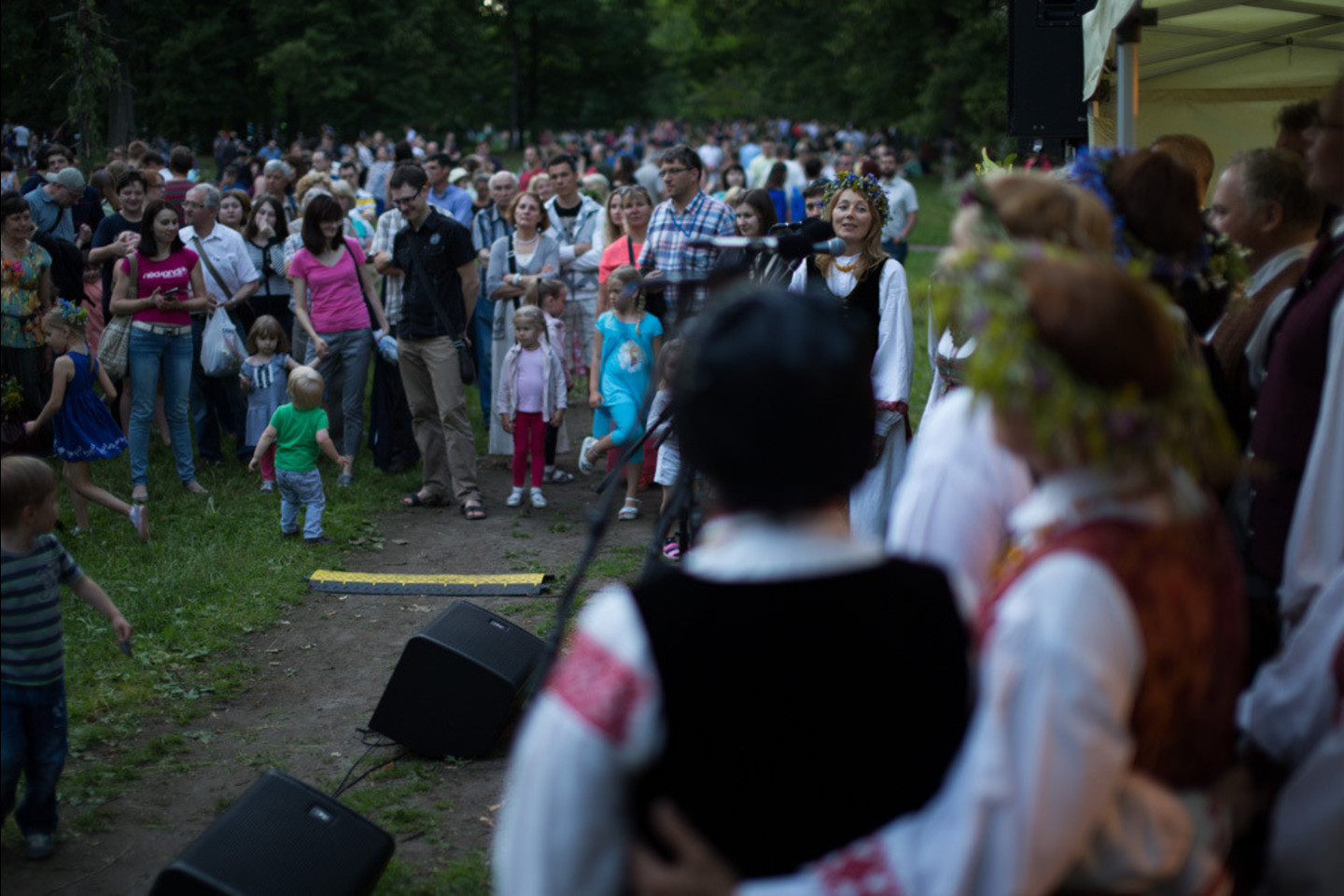 Verkių parke – Joninių šventė<br>S.Kuzminskaitės nuotr.