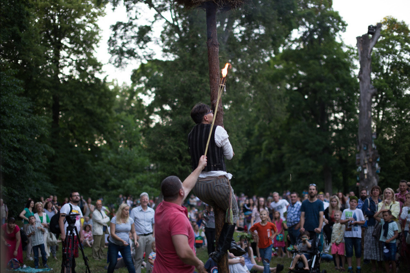 Verkių parke – Joninių šventė<br>S.Kuzminskaitės nuotr.