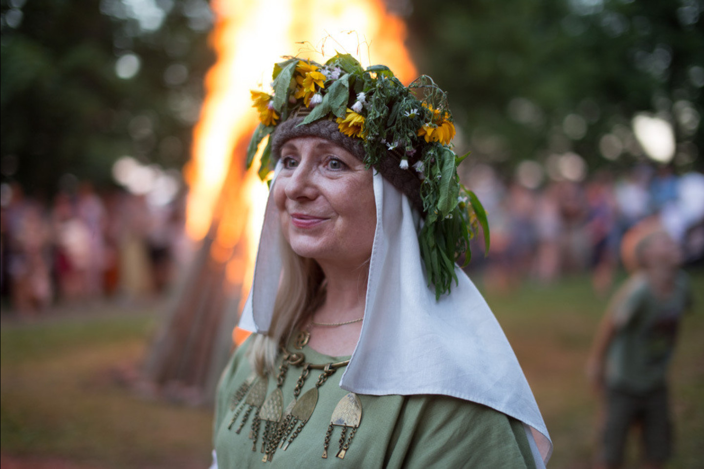 Verkių parke – Joninių šventė<br>S.Kuzminskaitės nuotr.