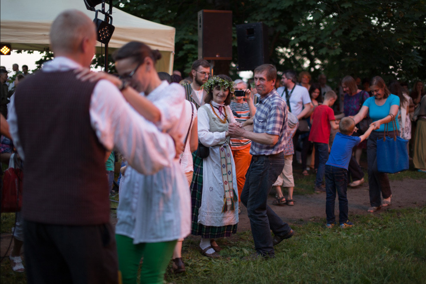 Verkių parke – Joninių šventė<br>S.Kuzminskaitės nuotr.