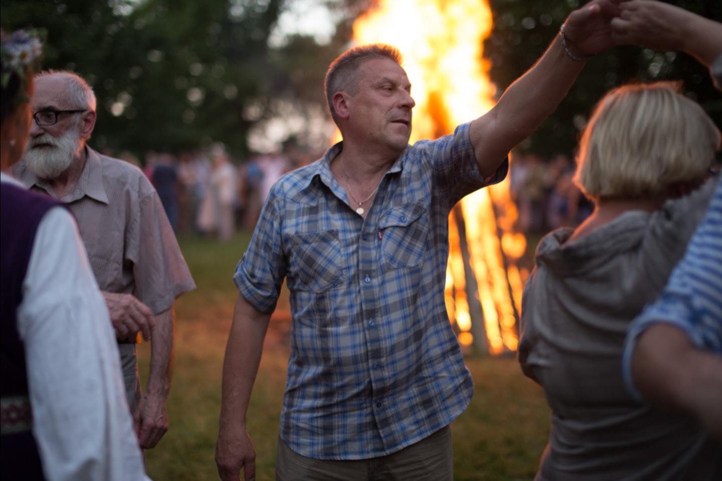 Verkių parke – Joninių šventė<br>S.Kuzminskaitės nuotr.