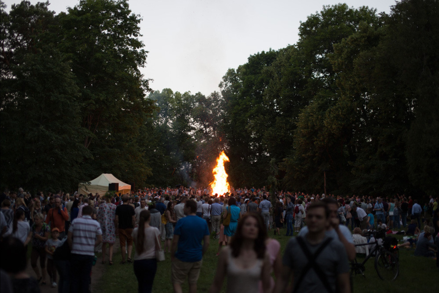 Verkių parke – Joninių šventė<br>S.Kuzminskaitės nuotr.