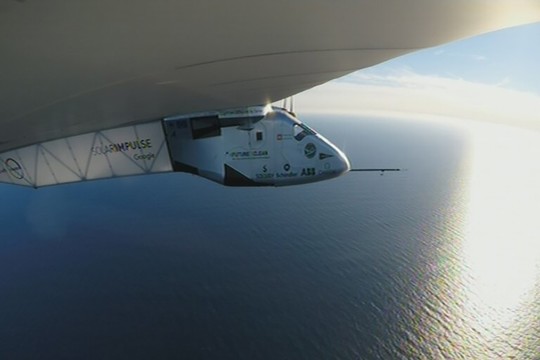 Saulės energija varomas lėktuvas perskrido Atlanto vandenyną