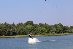 Palangos karjeruose – dar neregėta vandens pramoga