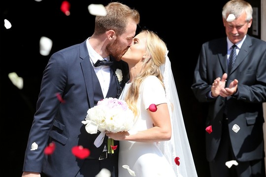 Amžiną meilę prisiekė krepšininkas M. Gecevičius ir L. Stančiūtė