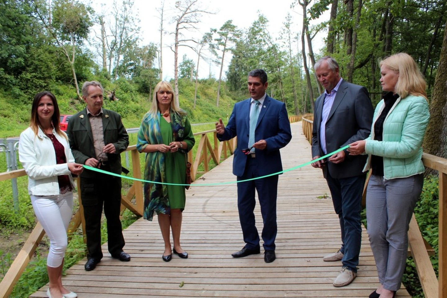 Juodkrantėje atidarytas naujas pėsčiųjų ir dviratininkų takas.