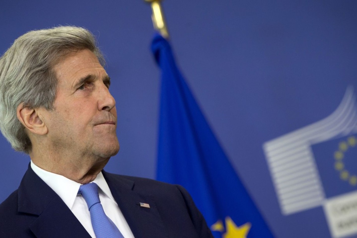 J.Kerry taip pat pabrėžė, kad, nepaisant ketvirtadienį britų priimto sprendimo, bendros vertybės gali būti išsaugotos, o Vašingtonui labai svarbu, kad išliktų „stipri ES“.<br>AP nuotr.