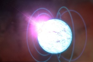 Magnetarą apsupo paslaptingas didelės energijos dalelių debesis